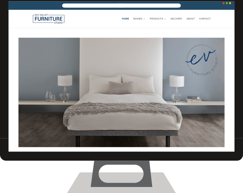 Elk Valley Furniture Studio Web Design