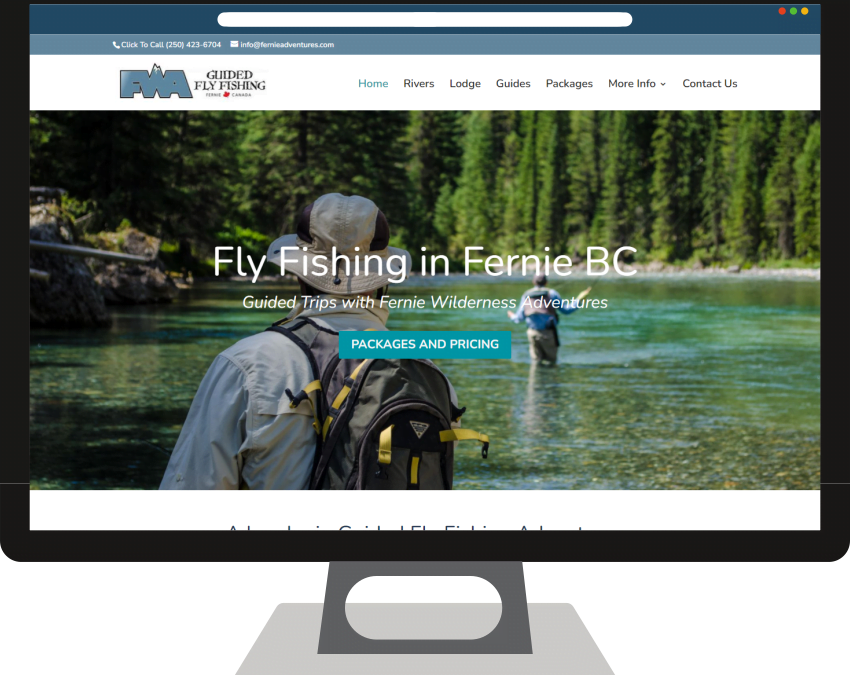 FWA Fly Fishing Web Design